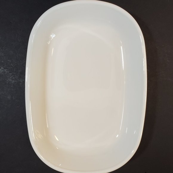 Corningware Sidekicks Snack Plates White Oblong Side Plates Dessert Dishes - Picture 2 of 5